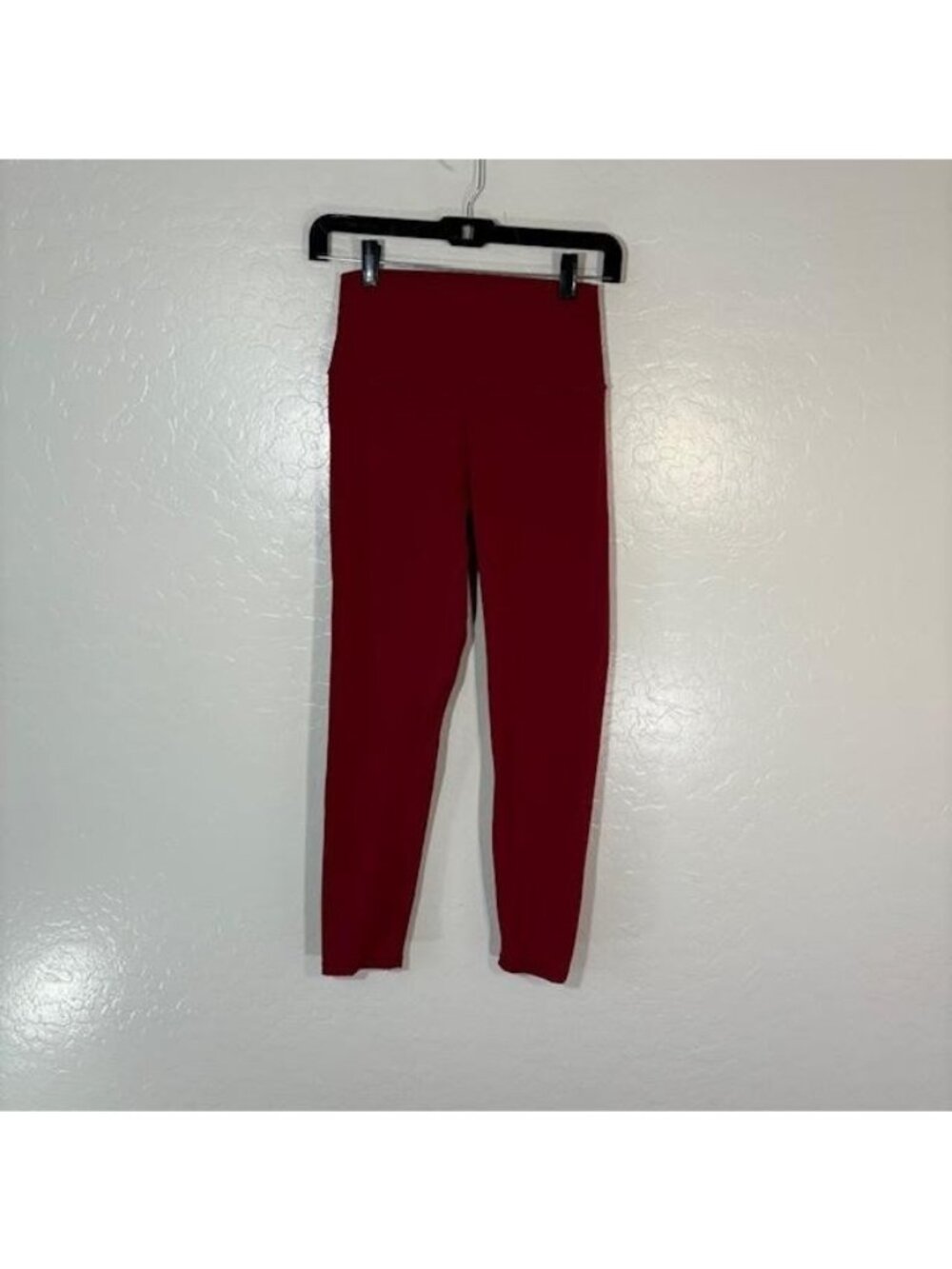 Born Primitive Leggings Womens Large Red Ankle Stretch Nylon Spandex 25 Inseam